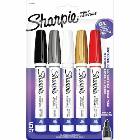 Oil Based Paint Marker, 5 PK