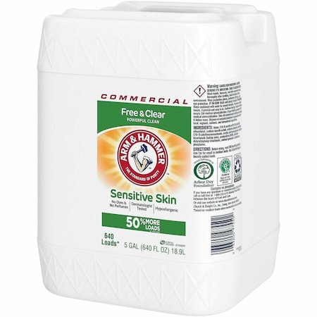 High Efficiency Laundry Detergent, Liquid, Unscented, Clear