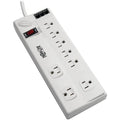 Power Strip, Surge, 8 5-15R, 5-15P, 8 ft., Light Gray