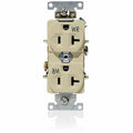 Duplex Receptacle Outlet, 20A, Ivory, 125V