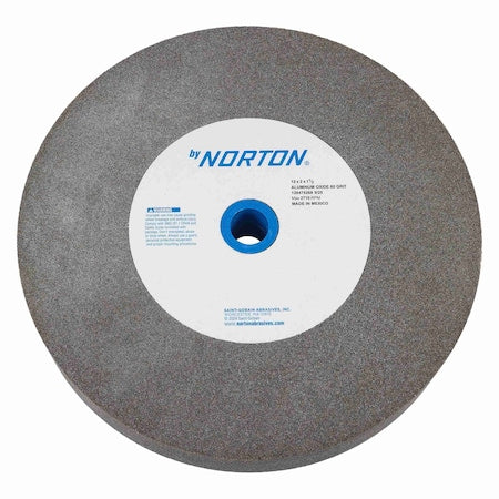 Grinding Wheel, T1, 12x2x1-1/2, AO, 60 G
