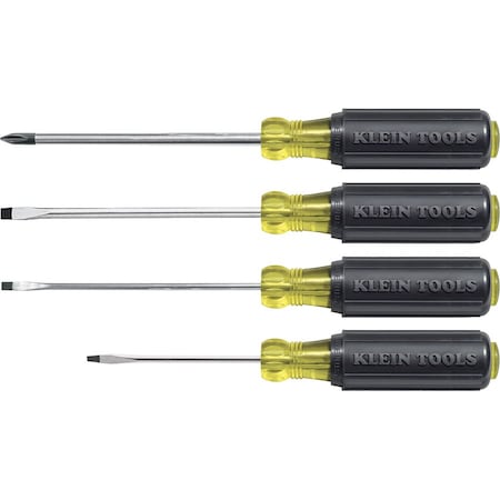 Screwdriver Set, Mini Slotted and Phillips, 4-Piece