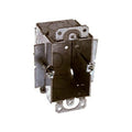 Electrical Box, 12.5 cu in, Switch Box Type, 1 Gang, Steel, Rectangular Shape