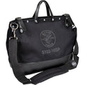 Canvas Tool Bag, 16 Pockets, Black, Canvas, 13 Pockets