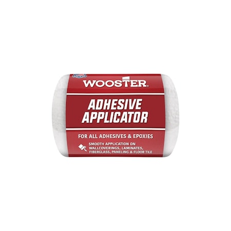 3" Adhesive Applicator, 1/8" Nap, Woven Fabric