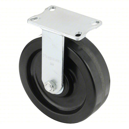Plate Caster, Rigid, Phenolic, 11 1/2"H