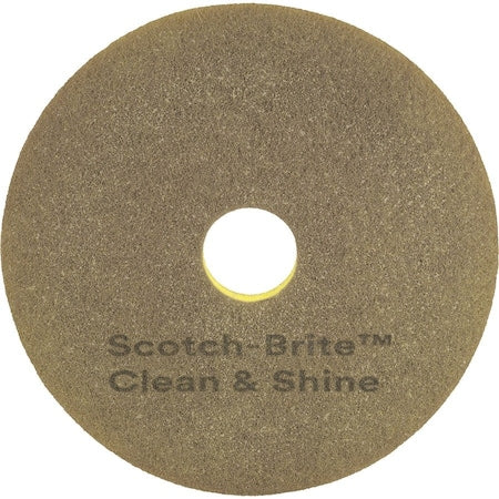 Scrubbing Pad, Yellow, Size 20", PK5