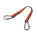 S Orange Web Lanyard with Dual Screwgate Carabiners, 3PK