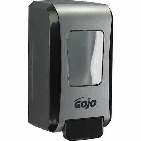 FMX-20 2000mL Foam Soap Dispenser, Push-Style, Chrome/Black