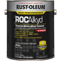 Interior/Exterior Paint, High Gloss, Oil Base, White, 1 gal