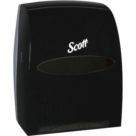 Essential Manual Hard Roll Towel Dispenser (46253), Black, 12.63" x 16.13" x 10.2" (Qty 1)