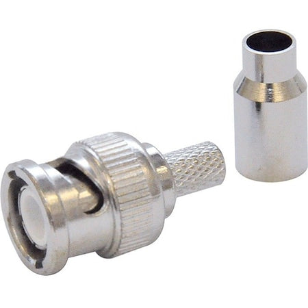 Cable Coupler, BNC/Male, RG6 Coax, PK10
