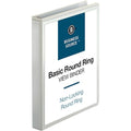 Ring Binder, White, Clear Sleeve
