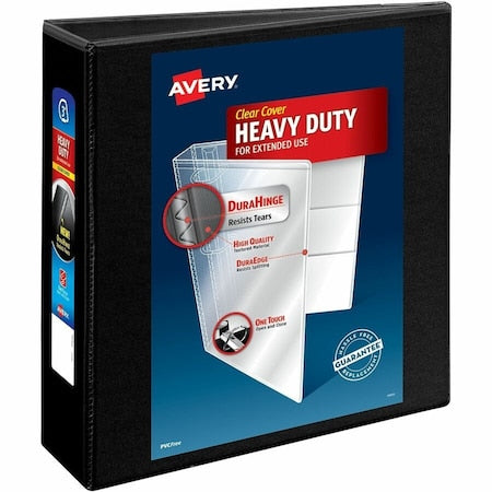 Heavy-Duty View Binder, 3 in Ring