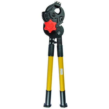 Ratchet Cable Cutter, Shear Cut, 28"