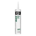 Acrylic Latex Caulk, 10 oz, Cartridge, White, Acrylic Latex Base, ALEX