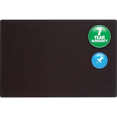Fabric Bulletin Board 3 x 4 ft., Black