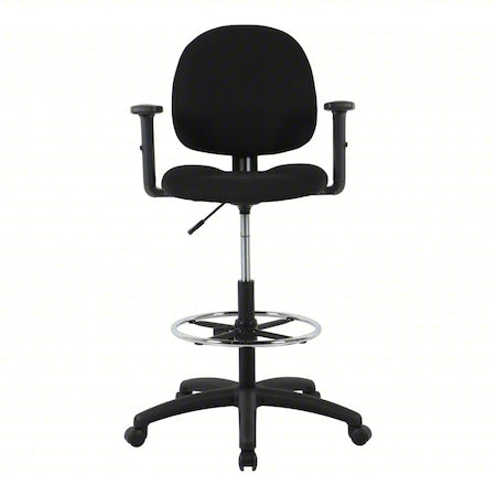Drafting Chair, Black, 25" D, 275 lb