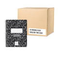 Case of Signature Black Marble Comp Notebooks, WB Spiral, Graph 70 sht Premium 20lb Paper, 9.75"x7.5", PK24