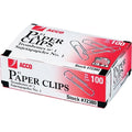 Paper Clip, Silver, Steel Wire, PK1000