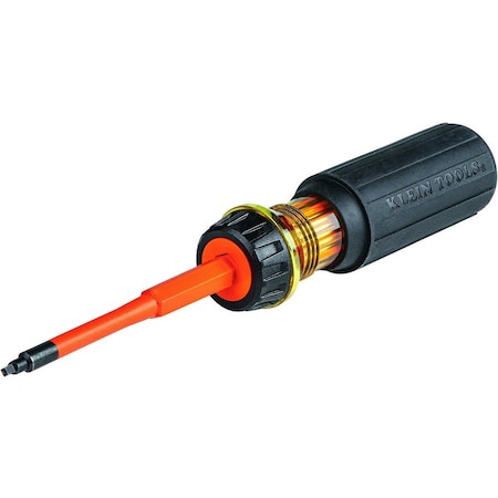InsulScrDrv, Squar, #1;#2, Black;Orange, Rnd