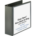 Ring Binder, Black, Clear Sleeve