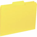 File Folder, Yellow, Paperboard, PK100