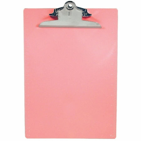8-1/2" x 11" Plastic Clipboard 1", Pink