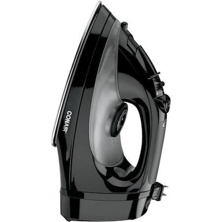 Iron, Black, 8 ft. Retractable Cord