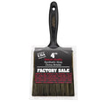 4"" Flat Sash Soft, China Hair Bristle, Paint Brush, Plastic Handle