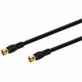 Coaxial Cable, RG-6,10 ft., Black