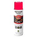 Precision Line Marking Paint, Inverted, Fluorescent Pink, 20 oz