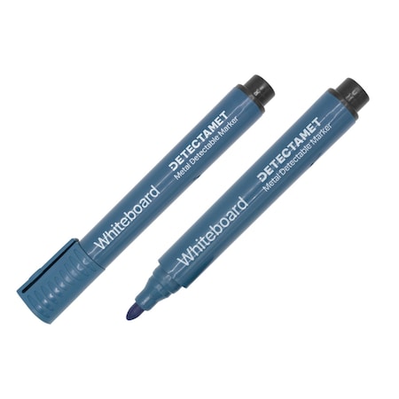 Metal Detectable Dry Erase Marker Set, Round Barrel, PK10