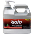 Gel Hand Cleaner, Includes Pumice Scrubbers, Cherry Fragrance, Dye Free, .5 Gal Pump Bottle