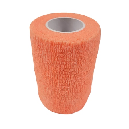 Self-Adhesive Bandage, 3" x 5yds (10-Pack), Orange