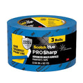 Painter'sTape, Crepe, Blu, 60ydL, 1inW, PK3