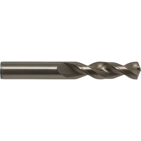 Screw Machine Drill Bit, S Size, 135 Degrees Point Angle, Cobalt, Straw/Bronze Finish