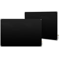 Dry Erase Board, Glass, 24 in, 36 in, No Frame Frame, Black, Gloss