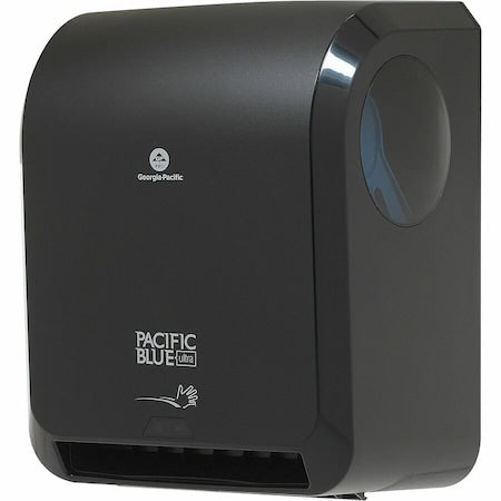 Paper Towel Dispenser, Hardwound, 7 7/8 in Paper Towel Wd, 1 1/2 in, Plastic, Black