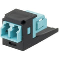 Adapter, Multimode Duplex LC Fiber, Black