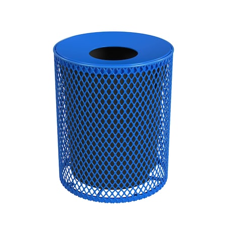 Outdoor Receptacle,32 Gal,Blue