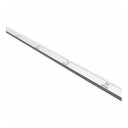 Power Strip, USB, 5 ft., White