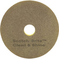 Scrubbing Pad, Yellow, Size 12", PK5
