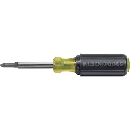 Multi-Bit Screwdriver / Nut Driver, 5-in-1, Phillips, Slotted Bits