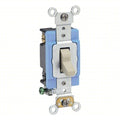 Wall Switch, 1/2 hp, Toggle, 15 A, Ivory