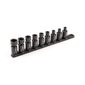 3/8 in Drive Flex Impact Socket Set, SAE, 9 pcs