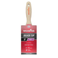 3" Varnish Soft, Silver CT Polyester Bristle, Paint Brush, Wood Handle