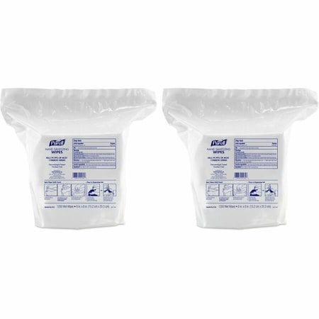 Hand Sanitizer Wipes, Soft Pack, 1, 200 Wipes per Container, Citrus, 2 PK