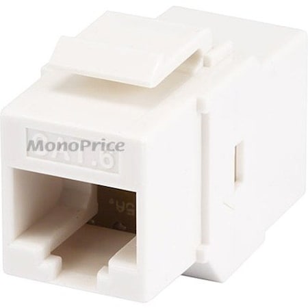 Datacom Jack, Cat6, Coupler, White