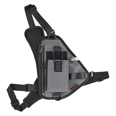 Gray Barcode Scanner Chest Harness